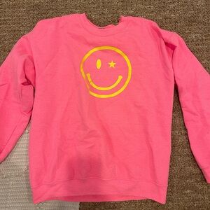 Pink crew neck size large perfect condition